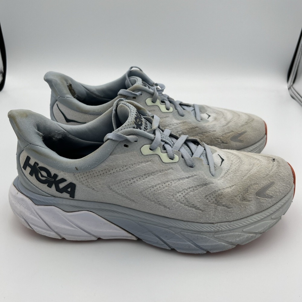 Hoka One One Arahi 6 Sneakers Womens 10 B Blue Athletic Running‎ Shoes FLAWS